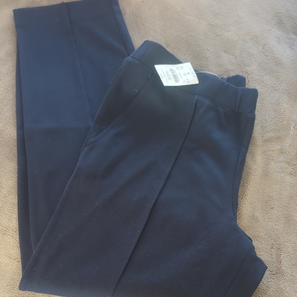 J. Crew Navy Pintuck Sweatpants
